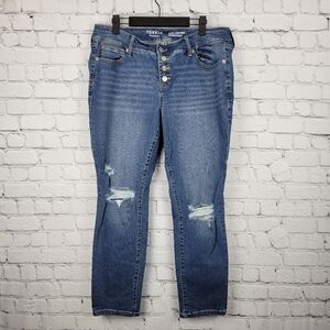 Torrid Size 14R Perfect Skinny Ankle Premium Stretch Jeans